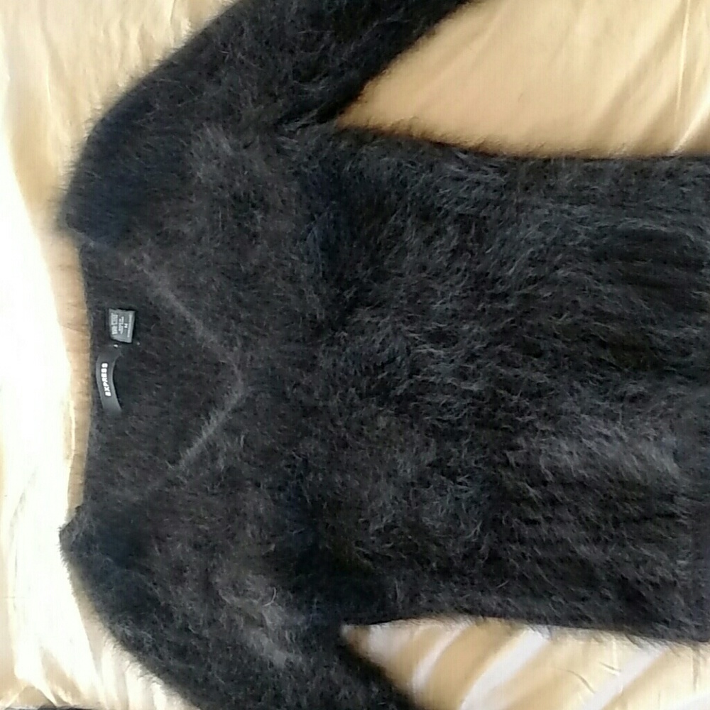 Express Angora Rabbit Sweater more like a small
